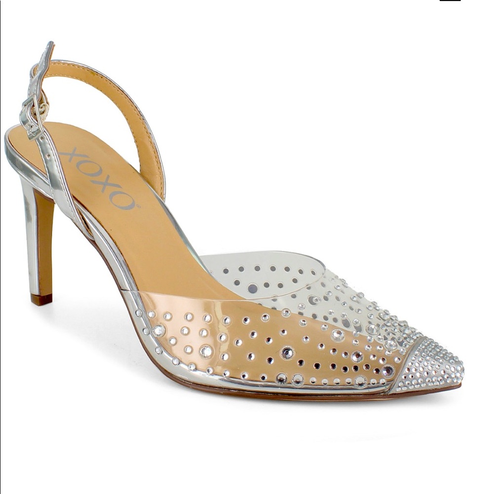 XOXO Rhinestone Slingbacks BNIB size 8.5